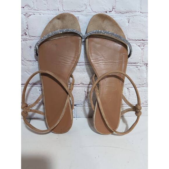 Staud Laurel Crystal Sandals Woman's Size 37.5 US 7.5 - Picture 3 of 11